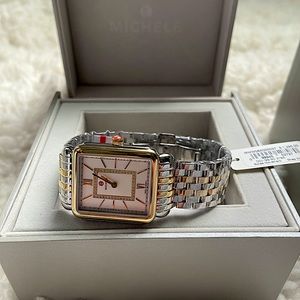 Women's Deco II Diamond Two-Tone Bracelet Watch, 20mm x 43mm - 0.11 ctw